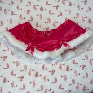 Victorias Secret Santa Skirt lined with tulle hem.